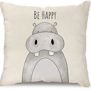 NEW Minimalist Flax Cushion Cover 18" x 18" | Hippo